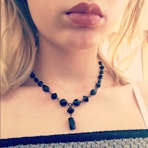 Black Bead Choker